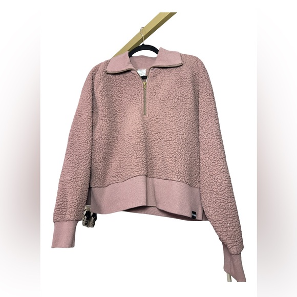 Victoria’s Secret Pink Mauve Cropped Sherpa Jacket - Picture 1 of 2